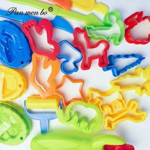 Panwenbo 26 Pièces Set Pâte à <span class=keywords><strong>Modeler</strong></span> Éducative Bricolage pour Enfants Modèles Animaux Gâteaux Fruits Outils Pâte à <span class=keywords><strong>Modeler</strong></span> et Moules - Product Image 3