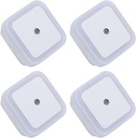 Luz Nocturna LED Moderna de Plástico con Sensor, Económica y en Oferta, para Bebés, con Encendido Automático al Anochecer y Apagado al Amanecer