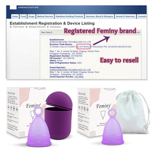 Aobo Coupe menstruelle souple pour femmes de haute qualité Coupes menstruelles en silicone réutilisables de qualité médicale, vente en gros de marque privée - Product Image 3