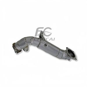 Tubería de Escape Deportiva de Alto Flujo con Catalizador Ss304 para Alfa Romeo <span class=keywords><strong>Stelvio</strong></span> 2.0T 2017-2021, Escape Balanceado de Cuatro Cilindros - Product Image 2