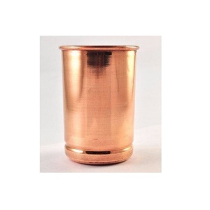<b>Copper</b> Tumbler Modern Design Pure Hammered Round Glass Drink ware <b>Copper</b> Glass <b>Cup</b> Wholesale Manufacturer Metal Tumbler - Product Image 5