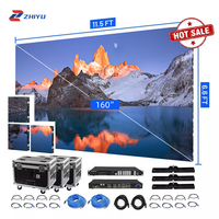 Panel de Pantalla LED de Pitch Fino para Interior P2.6 P4.81 Alquiler de Muro de Pantalla LED para Eventos Corporativos y Estudi