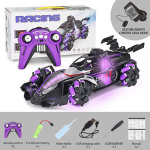 Voiture de course télécommandée pour enfants, à quatre roues motrices, avec pulvérisation de lumière, détection de gestes, voiture de dérive acrobatique, jouet - Product Image 2
