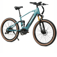 Vélo de montagne électrique CL 29 pouces, cadre en aluminium, batterie intégrée 36V 10.4Ah, frein à disque hydraulique, 9 vitesses, écran LCD, 350W sans balais