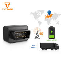 Dispositif OBD 4G LTE mondial pour l'UE, les États-Unis et l'Australie, avec positionnement GPS, BDS, LBS en temps réel, géolocalisation, antivol et suivi de flotte.