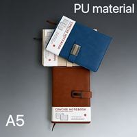 Carnet Colorfly A5 à reliure parfaite, personnalisé, en cuir PU, avec fermeture magnétique, couture à fil, lamination, imprimé, 96 feuilles, différentes couleurs