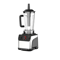 SILVER CREST 2000W 2.5L Blender électrique professionnel en acier inoxydable pour cuisine commerciale, usage intensif, ménage