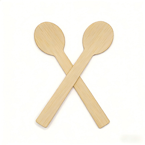 Cuillère à riz en bambou <span class=keywords><strong>de</strong></span> conception traditionnelle, facile à tenir, taille standard, avec logo pour le tourisme culturel et l'hôtellerie - Product Image 2