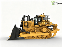 Bulldozer sur chenilles d'occasion CAT D10R CE EPA EURO 5 Diesel, Engin de construction lourd Caterpillar d'origine, Moteur et pompe 2023