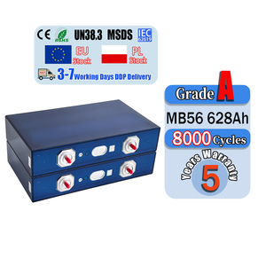 Stock UE, sans taxes, CE, haute efficacité de décharge, batterie Lifepo4 3.2V 628Ah MB56 LF628 pour systèmes de stockage d'énergie domestique DIY - Product Image 1