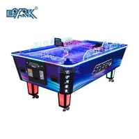 Máquina de juego eléctrica para niños y adultos, juguete de mesa de Hockey de aire de estrella de lujo de 7 pies y 8 pies, económica, operada por monedas grandes