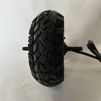 Moteur de moyeu de roue de trottinette haute puissance 11 pouces 48V-72V 5000W à double arbre de sortie, frein à disque, pneu tubeless, 80A 2000RPM 60N.m