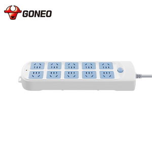 Chất lượng cao Surge Protector Outlet 10 <span class=keywords><strong>AC</strong></span> Ổ Cắm Điện mở rộng dải tùy chỉnh mở rộng Dây phẳng cắm ổ cắm không thấm nước - Product Image 1