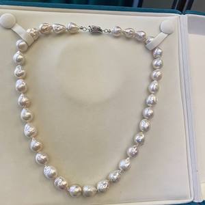 Collar Versátil de Perlas de Agua Dulce Naturales con Forma de Cola de Pez Edison, Hebilla de Lingote de Plata Pura S925, Ideal para Regalo - Product Image 5