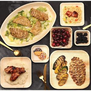 Placas desechables respetuosas con el medio ambiente de hoja de <span class=keywords><strong>palma</strong></span> a granel - Product Image 6