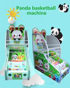 Two-person Children's Playground Basketball Shooting <b>Machine</b> Game Console <b>Amusement</b> Park Video Game Equipment Metal English - Product Image 2