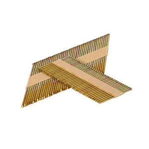 Top Qualität Günstiger Preis 34 Grad verzinkt 2 Zoll glatter Schaft Papier beschichtete Streifen nägel für Nagel pistole - Product Image 2