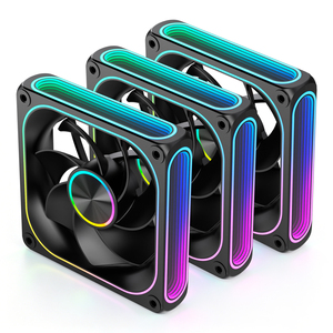 Ventilateur de refroidissement pour PC de jeu AntarcChill 5V 3Pin ARGB 120mm, ventilateur de refroidissement pour ordinateur avec contrôle PWM 4Pin, pour boîtier d'ordinateur <span class=keywords><strong>gamer</strong></span> OEM - Product Image 5