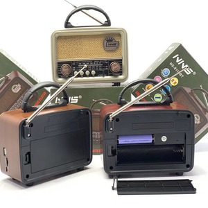 Radio Portátil Retro Vintage AM/<span class=keywords><strong>FM</strong></span>/SW Inalámbrico, Altavoz con Estilo Clásico de Madera, Radio de Escritorio para el Hogar y Exteriores - Product Image 4