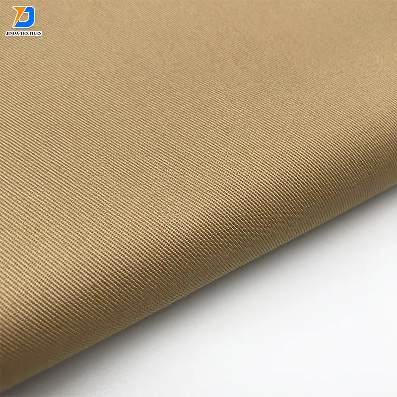 Jinda Wholesale Factory TC 65/35 80/20 Textile Plain Dye Fabric Fabric for Work Wear Uniform Garment