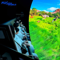 Simulador de Vuelo de Realidad Virtual 9D con Pantalla Esférica Interna y Asiento con Movimiento