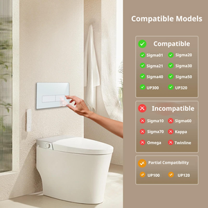 Plaque de chasse WC à double chasse, bouton de commande pour réservoir Sigma UP300 UP320, couleur personnalisée, compatible Geberit - Product Image 4