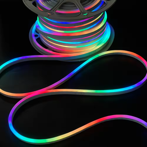 Kit de guirlande lumineuse néon RGBIC USB 5V étanche IP65 de 5 m avec application et télécommande, <span class=keywords><strong>bande</strong></span> <span class=keywords><strong>LED</strong></span> flexible pour usage intérieur - Product Image 6