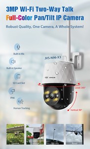 Telecamera PTZ Wi-Fi Intelligente N96-X3 3MP con Visione Notturna, Supporto NVR, Sensore CMOS, Tracciamento del Movimento Umano, Archiviazione 256GB, Impermeabile IP66 - Product Image 5