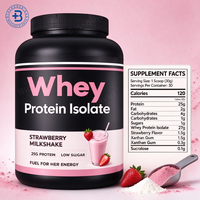 Vente directe des fabricants OEM, poudre de protéines de lactosérum personnalisée de haute qualité, compléments nutritionnels sportifs, poudre de protéines de lactosérum