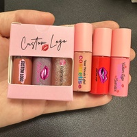 Lot de mini tubes de rouge à lèvres liquide et gloss DIY, couleurs blanc, noir, rose, haute pigmentation, longue tenue, hydratant, pour la vente en gros