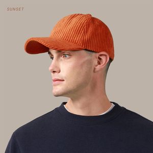 Corduroy Baseball Cap Unisex Adjustable Lightweight Casual Curved Brim Cotton Yarn Material - Product Image 6
