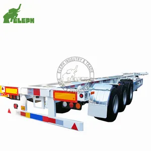 Xe Moóc Thùng Chứa 40ft Khung Gầm Thùng Chứa Được Sử Dụng Rộng Rãi