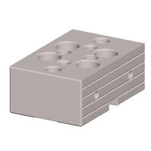 Étau modulaire TOP avec composants de base de précision Mâchoire mobile à nervures lisses - Product Image 1