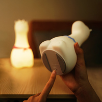 Table enfants LED bébé Animal chambre USB cadeau enfants veilleuses douces Pat chevet Mini sommeil mignon lampes mignon silicone lumière