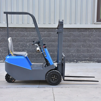 Chariot élévateur compact à trois roues pour les entrepôts d'exécution des commandes e-commerce
