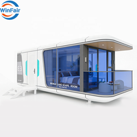 Conteneur Capsule Spatiale Modulaire Préfabriqué WinFair à Prix de Gros pour la France / Cabine de Camping / Chambre de Camping Extérieure