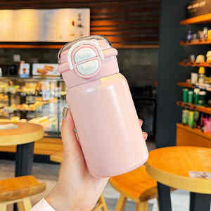 316 Stainless Steel Children's <b>Straw</b> Insulated Cup with Spill Proof Leak-Proof <b>Lid</b> 6-12 Hours Thermal Insulation - Product Image 3