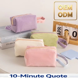 กระเป๋าใส่เครื่องสำอาง<span class=keywords><strong>แบบ</strong></span>เปิดสไตล์เกาหลี  รักษ์โลก สวยงาม คุณภาพสูง พกพาสะดวกสำหรับการเดินทาง - Product Image 1