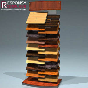 Soporte de estante de exhibición de bloque de trabajo de molino de piso de metal al por menor para producto para escaparate - Product Image 4