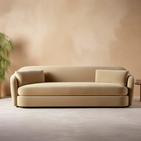 Canapé moderne de luxe, meubles de maison, fauteuil, canapés de salon, deux places, canapé en velours et en lin