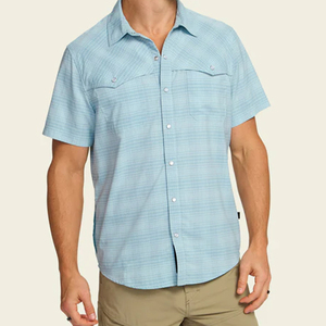 Nueva Llegada, Camisas de <span class=keywords><strong>Pesca</strong></span> <span class=keywords><strong>Columbia</strong></span> Personalizadas con Estampado y Botones a Presión - Product Image 2