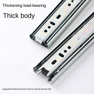 Bóng mang ngăn kéo kính thiên văn kênh mềm đóng hướng dẫn Tủ đường sắt trượt cho hướng dẫn ngăn kéo undermount <span class=keywords><strong>Slide</strong></span> nặng - Product Image 5