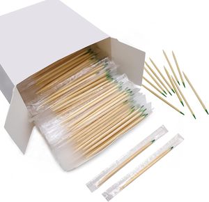 Stuzzicadenti all'ingrosso ecologici usa e getta al gusto menta, in bambù e legno di betulla, prodotti in Cina - Product Image 1