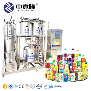 Toàn Bộ đồ uống CO2 carbonator Mixer có ga Cola nước giải khát dây chuyền sản xuất với bao bì thủy tinh để làm đầy và phục vụ - Product Image 1