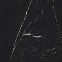 Dalle en pierre frittée Bold Black Marquina 1600x3200mm, carrelage en porcelaine effet marbre noir et blanc spectaculaire pour mur d'accentuation de villa