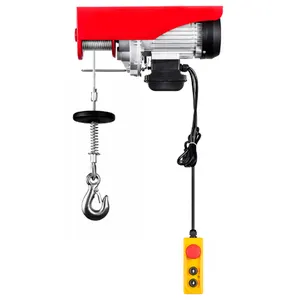 Bán Hot PA600 Micro Electric Rope Hoist Với Manual/Xe Đẩy Điện Mini Đình Chỉ Dây Điện Dây Thang Máy Nâng Hoist