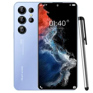 Amanki Fingerprint Face ID Quad Core Mobile Phone S21U Cellphone Wholesale Smart phone S23 U - Product Image 1