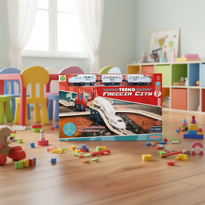 Treno Freccia City 43 pièces avec piste et train pour enfants de 3 ans et plus - Product Image 2