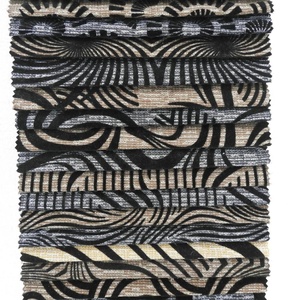 Vải Dệt Kim Nhồi Bông Polyester Vải Thô Hình Học Vải Lanh Nhồi Bông - Product Image 3