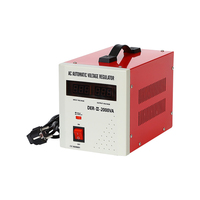 DER 2200W Régulateur de relais de tension à affichage LCD monophasé 220V Stabilisateur de système automatique de tension stable
